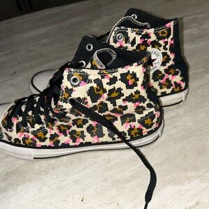 Converse High Top Sneakers - Black, Cream, Pink, Gold